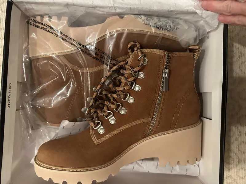 HUEY HIKER BOOTS WHISKEY NUBUCK - re:vita