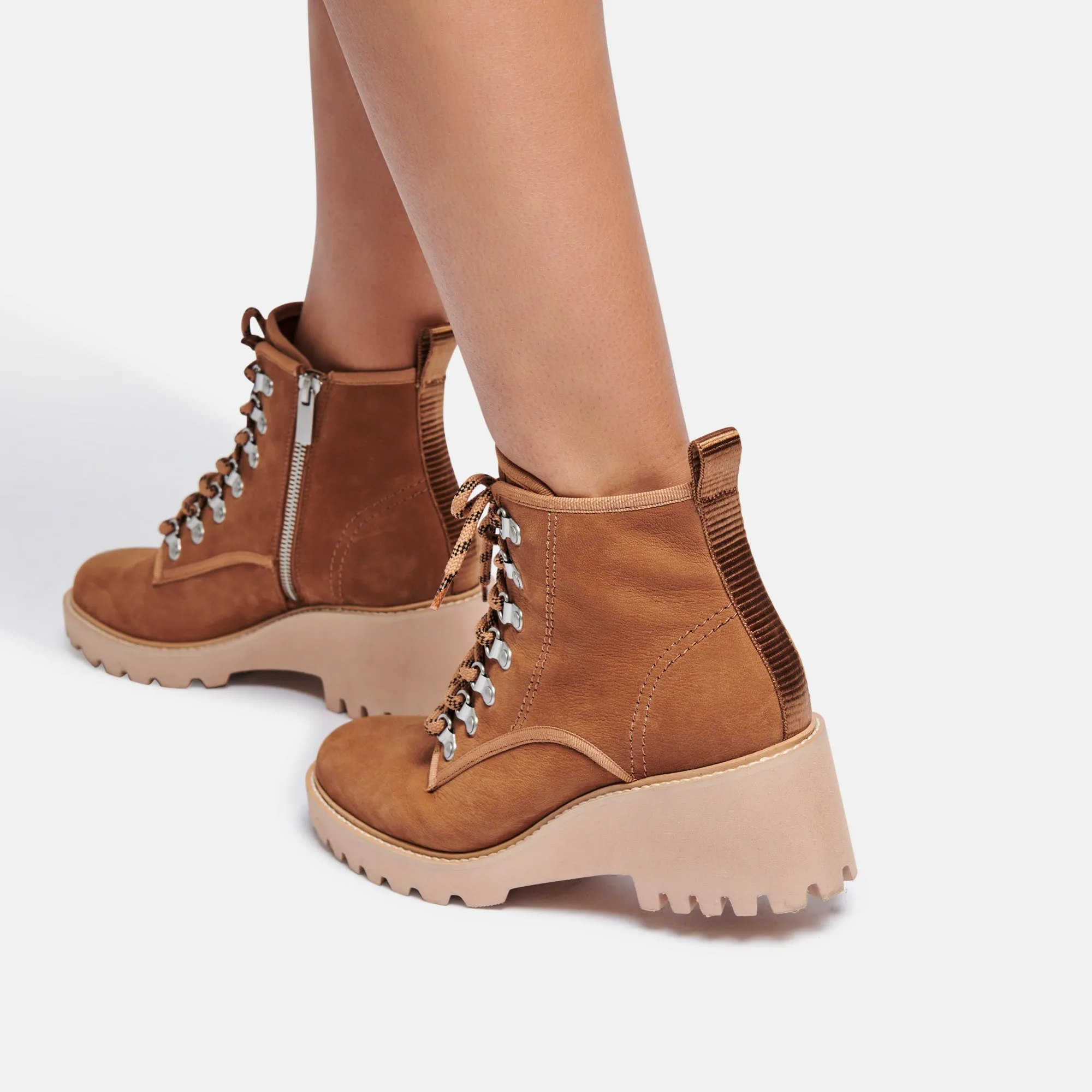 HUEY HIKER BOOTS WHISKEY NUBUCK - re:vita