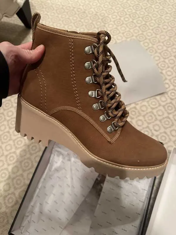 HUEY HIKER BOOTS WHISKEY NUBUCK - re:vita