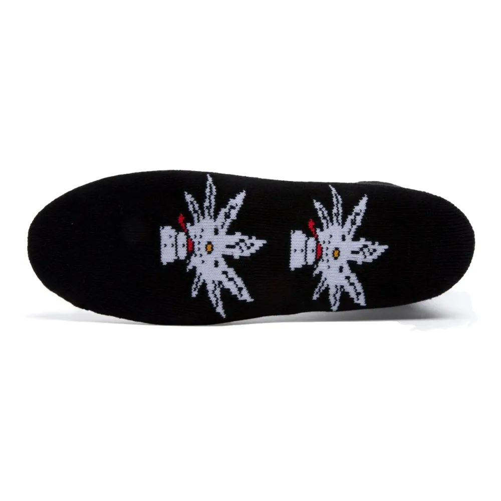 HUF SNOW BUDDY SOCK-BLACK