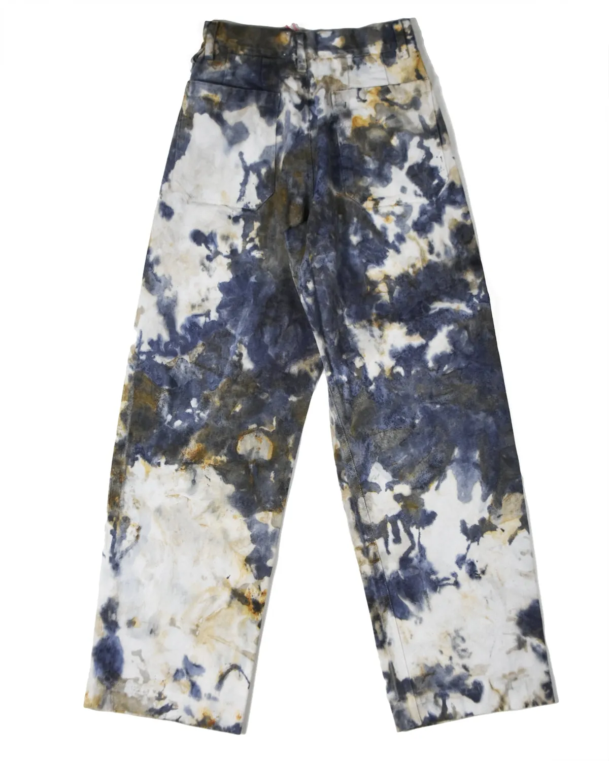 Hul le Kes Monet Pant Canvas Indigo Ice Dye