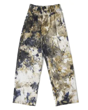 Hul le Kes Monet Pant Canvas Indigo Ice Dye