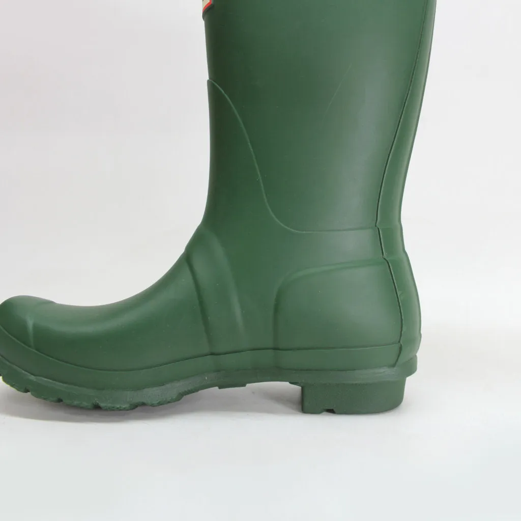 Hunter Original Short Green Womens Boots - UK 5