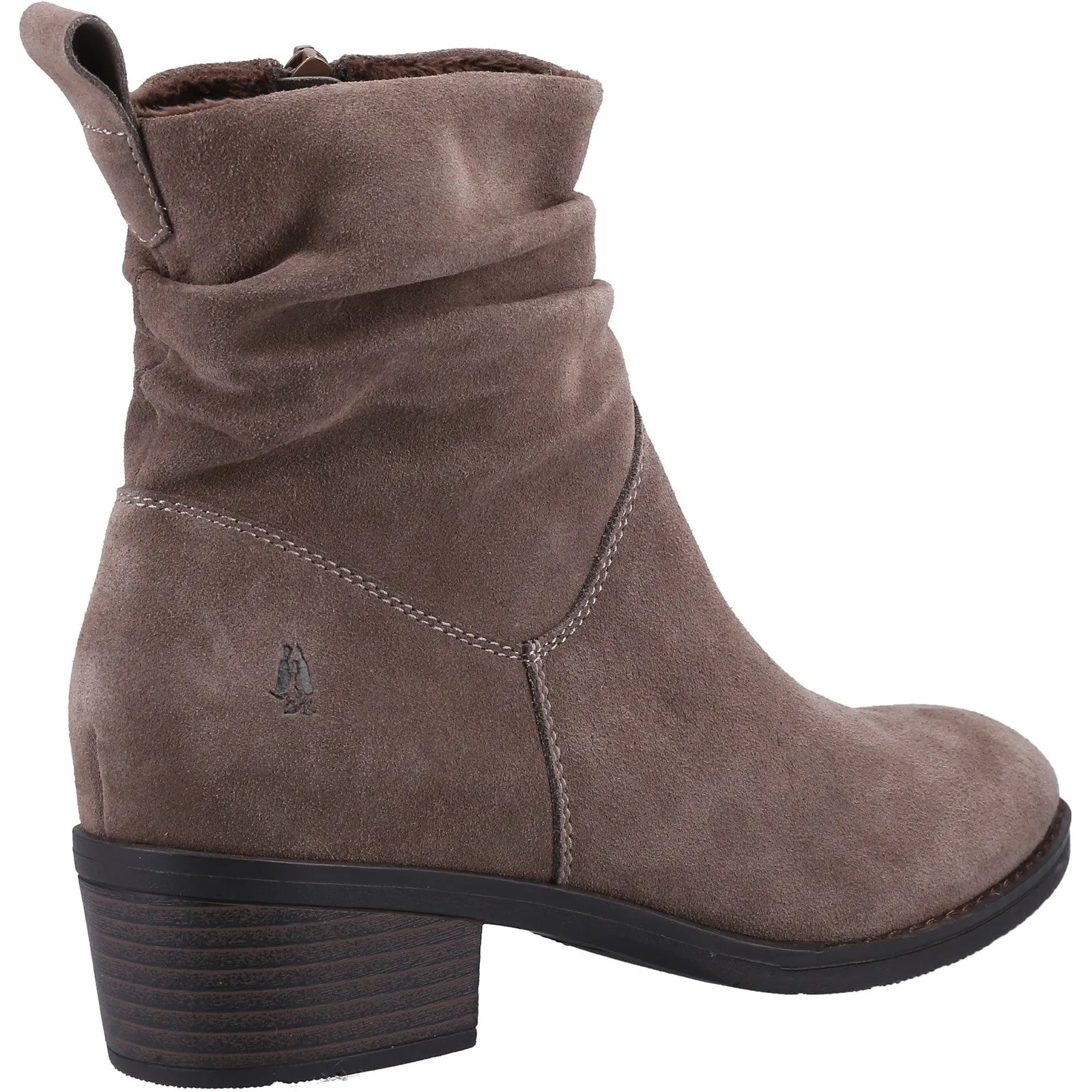 Hush Puppies Iris Womens Suede Leather Ankle Boot