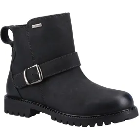 Hush Puppies Wakely Womens Waterproof Leather Ankle Boot