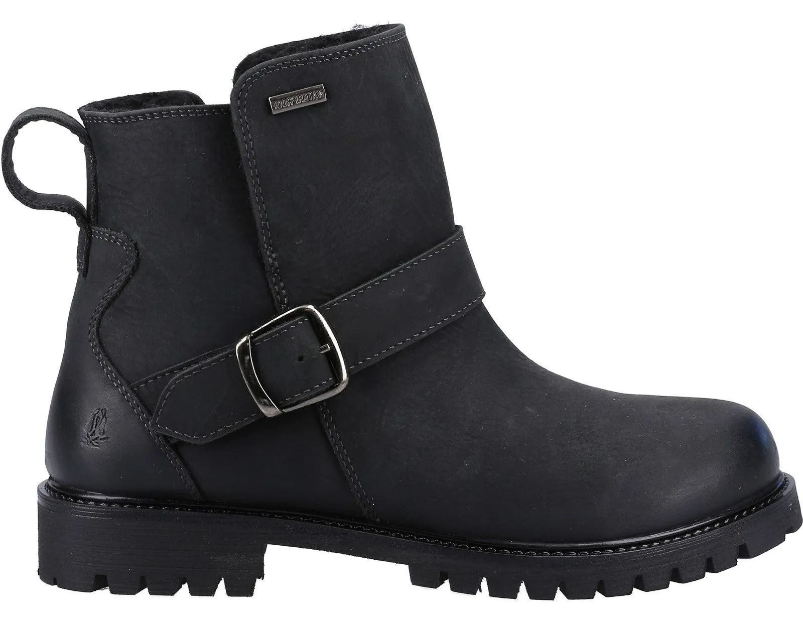 Hush Puppies Wakely Womens Waterproof Leather Ankle Boot