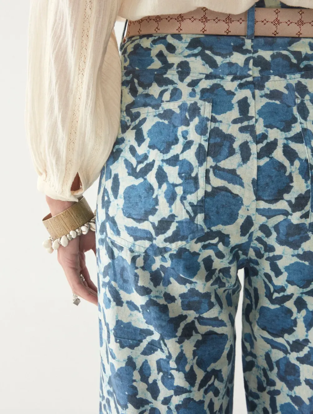 Indira Pants -- Blue Poppy