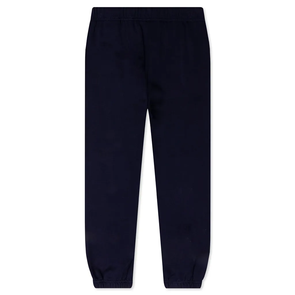 Kids PA Smiley Sweat Pants - Navy/Blue