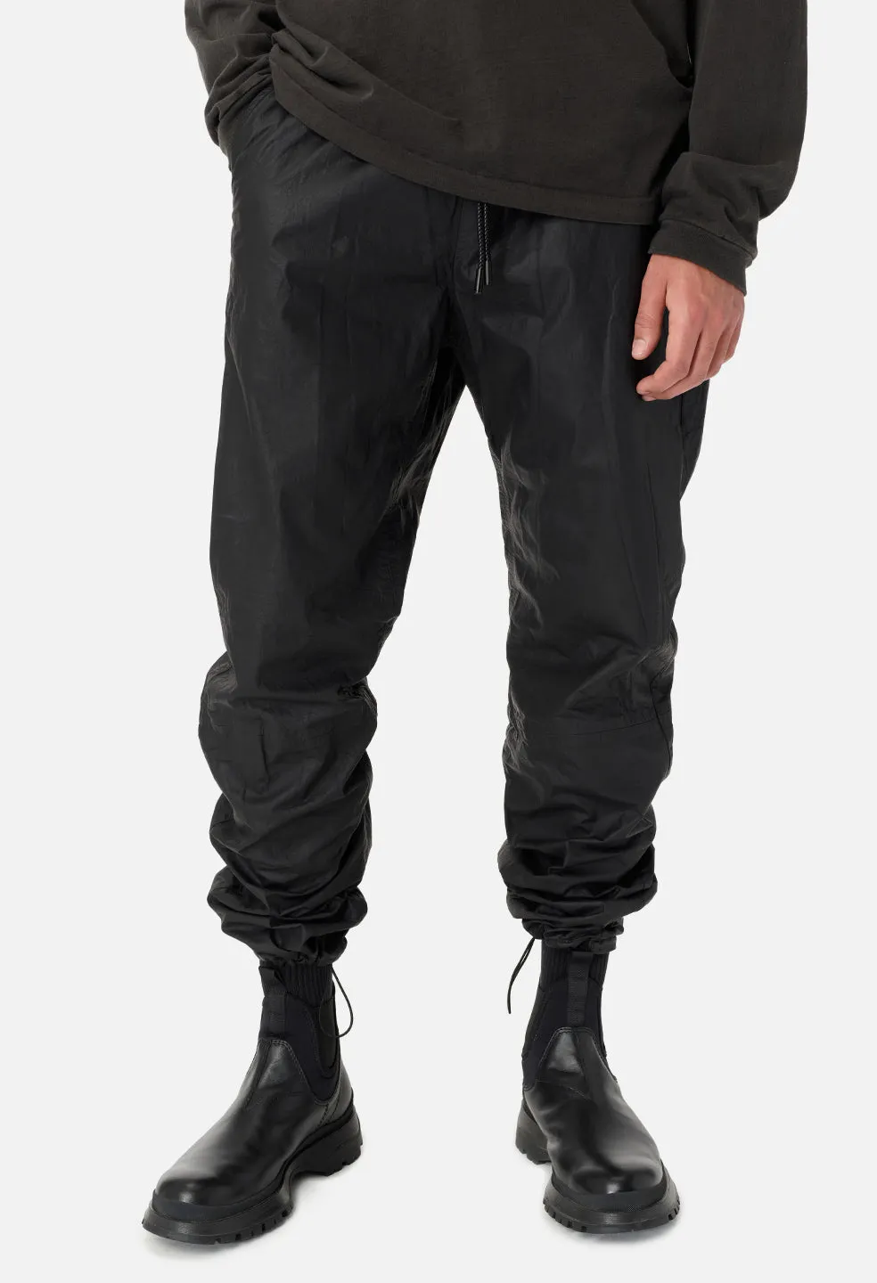 Leather Himalayan Pants / Black