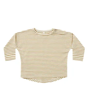 Longsleeve Baby Tee – Gold Stripe