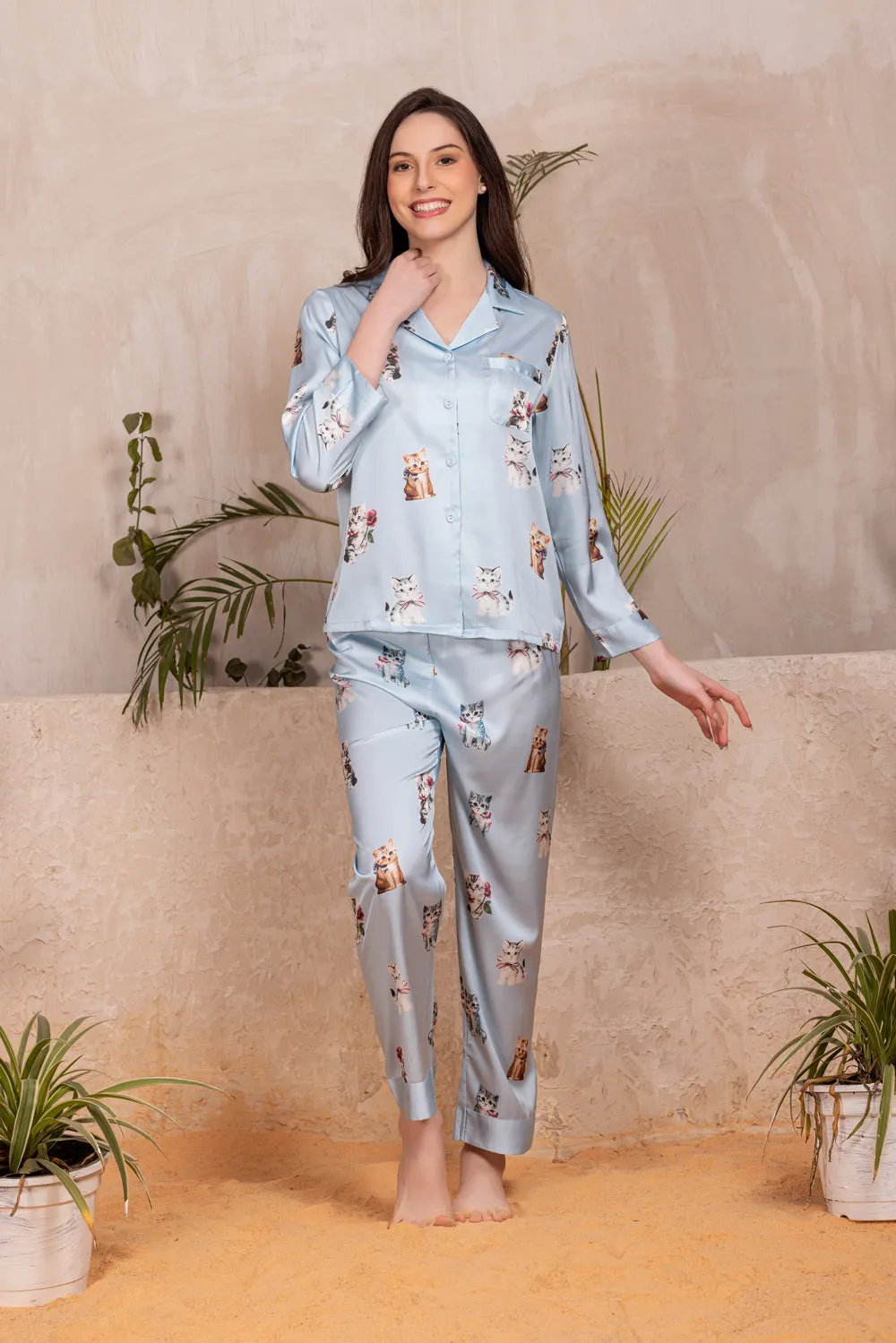 Love for Cats Summer Pj set