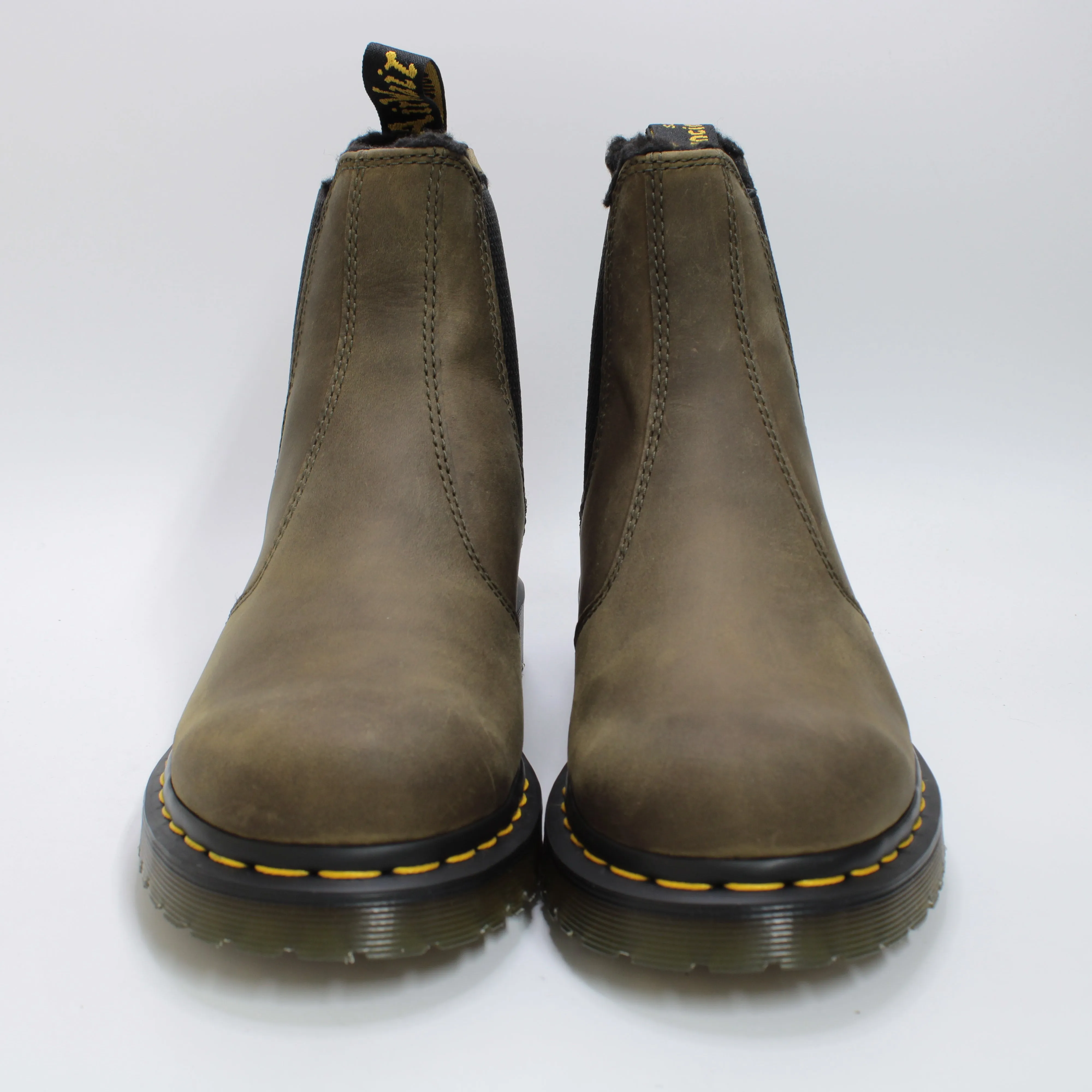 Mens Dr. Martens 2976 Chelsea Boots Olive