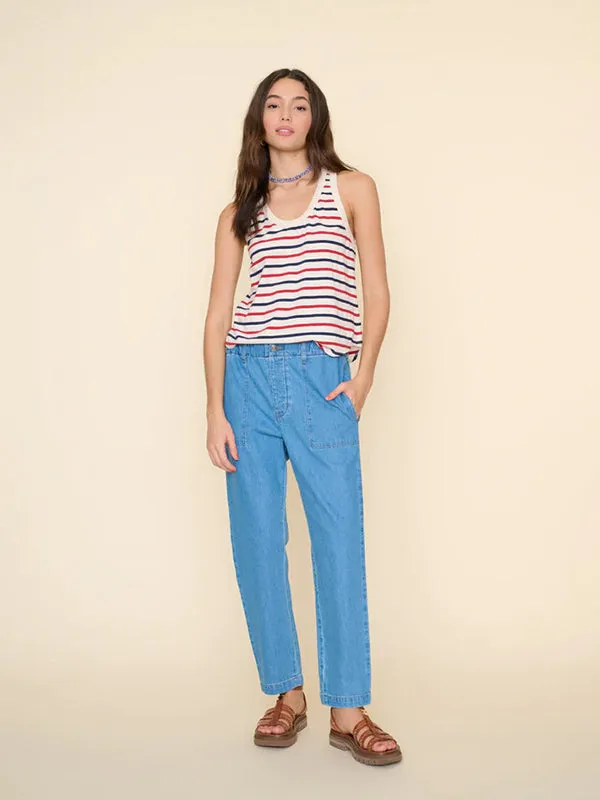 Mercer Pant in Mid Blue