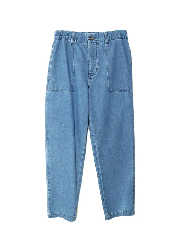 Mercer Pant in Mid Blue