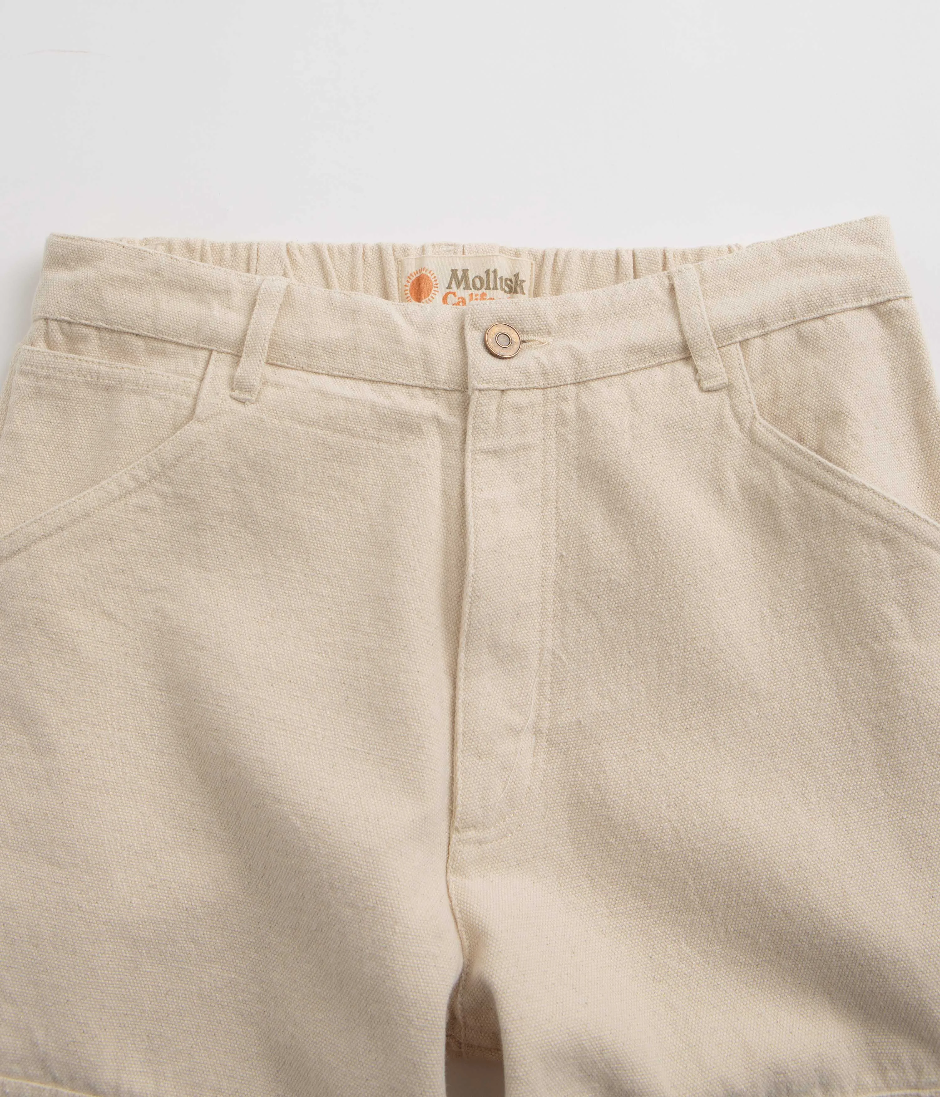 Mollusk Canvas Work Pants  - Natural