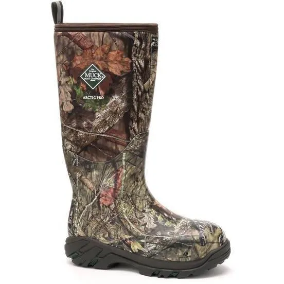 Muck Men's Arctic Pro Mossy Oak 17" WP Rubber Hunt Boot - Mossy Oak - ACP-MOCT