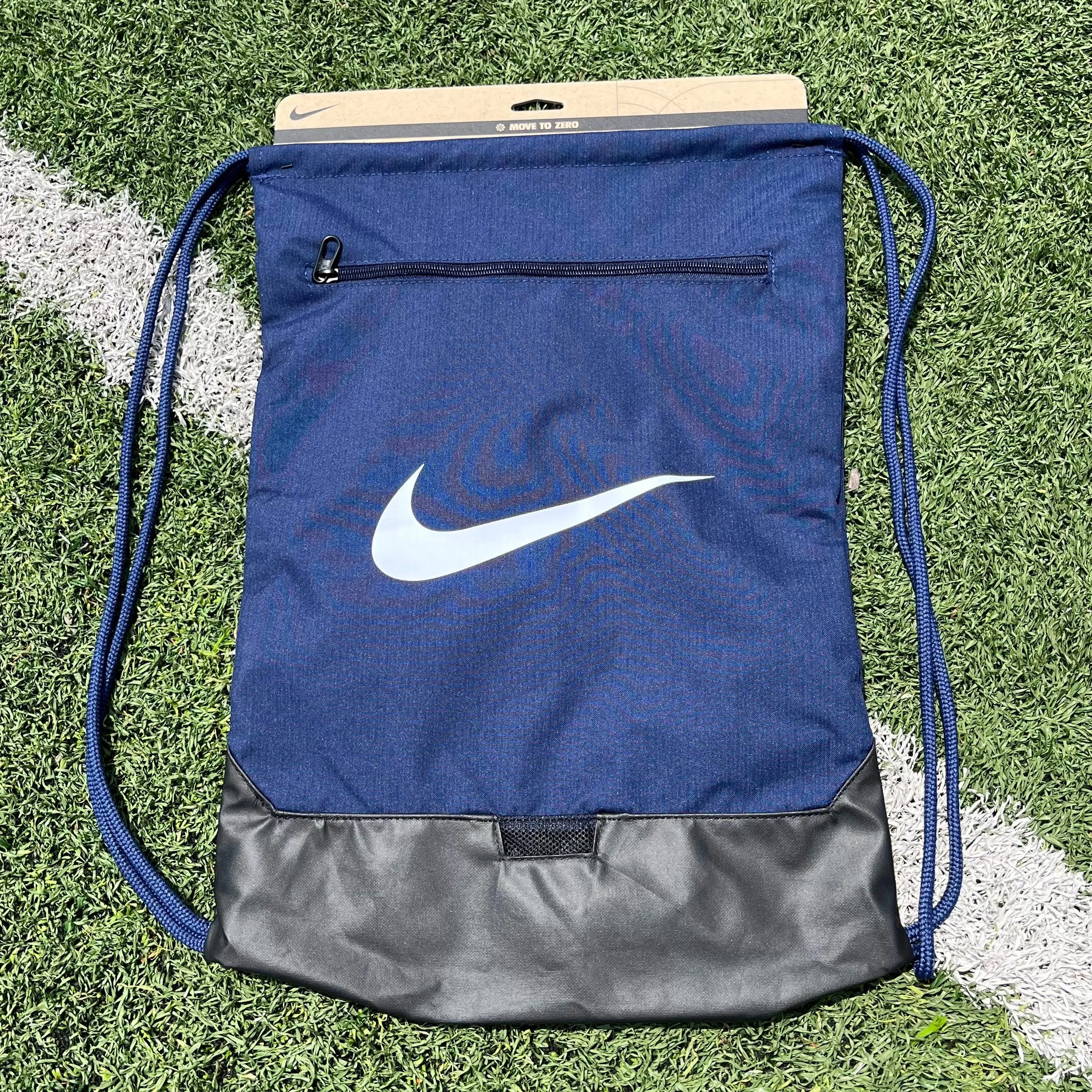 Navy Nike Drawstring Bag