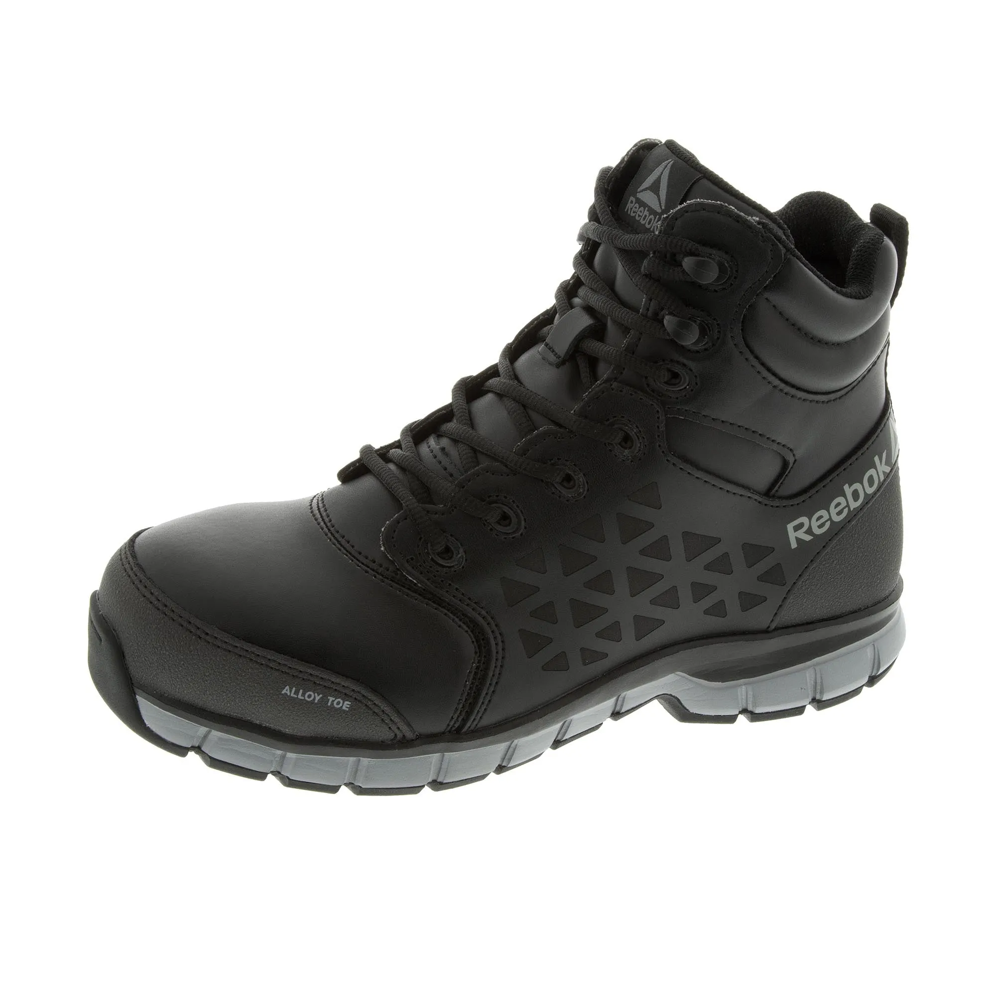 Reebok Work Sublite Cushion Work Mid-Cut Alloy Toe Black