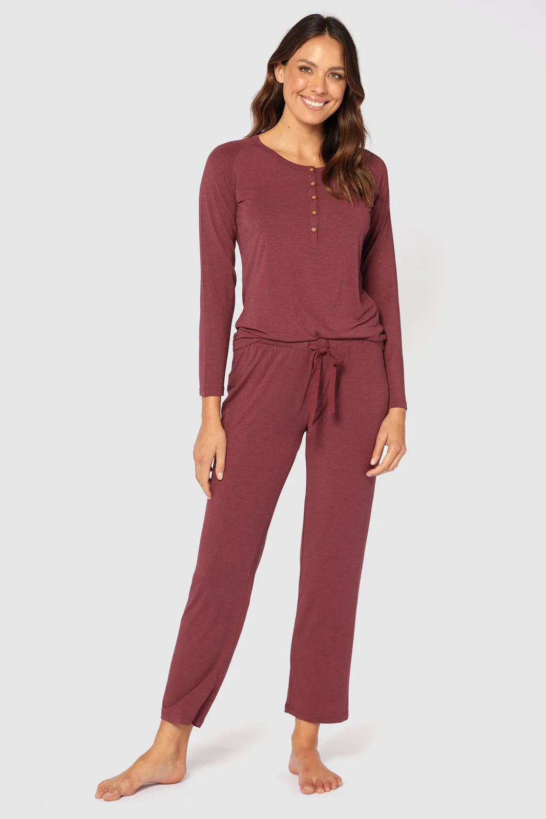 Relax PJ Pants - Burgundy