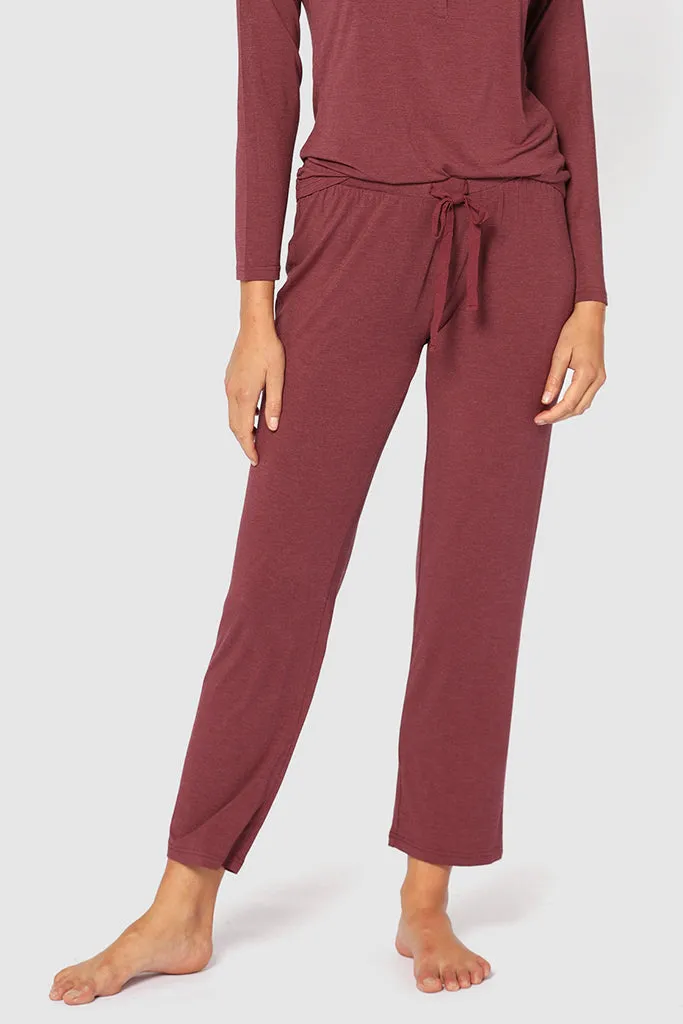 Relax PJ Pants - Burgundy