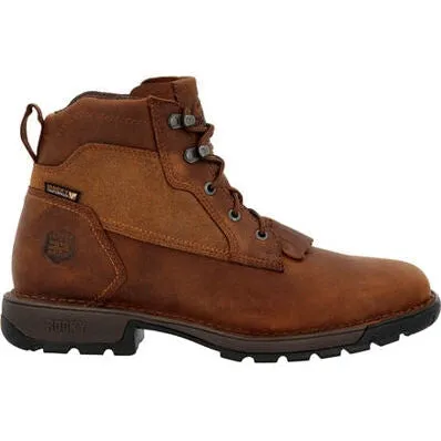 Rocky Men's Legacy 32 6" WP Slip Resist Western Lacer -Brown- RKW0382