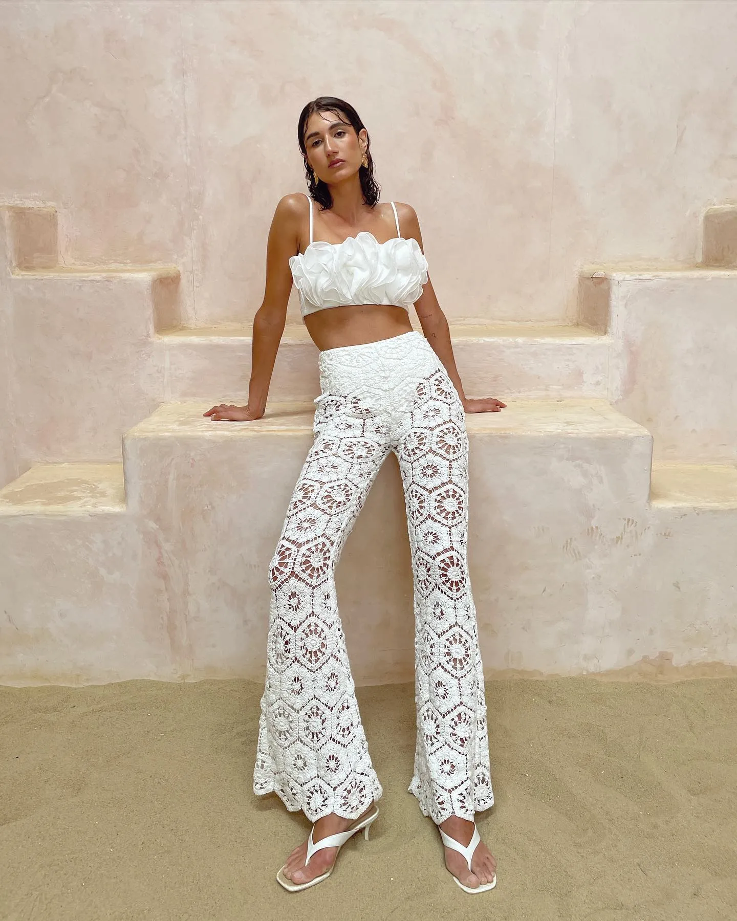 Sardinia Pants - White