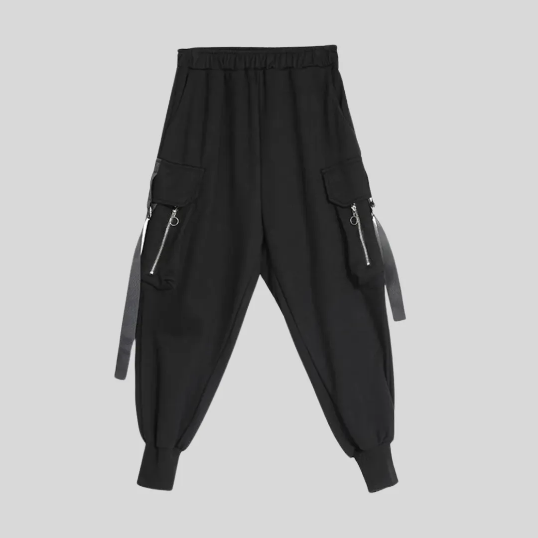 Simple Moderne Sporty Street Style Trousers