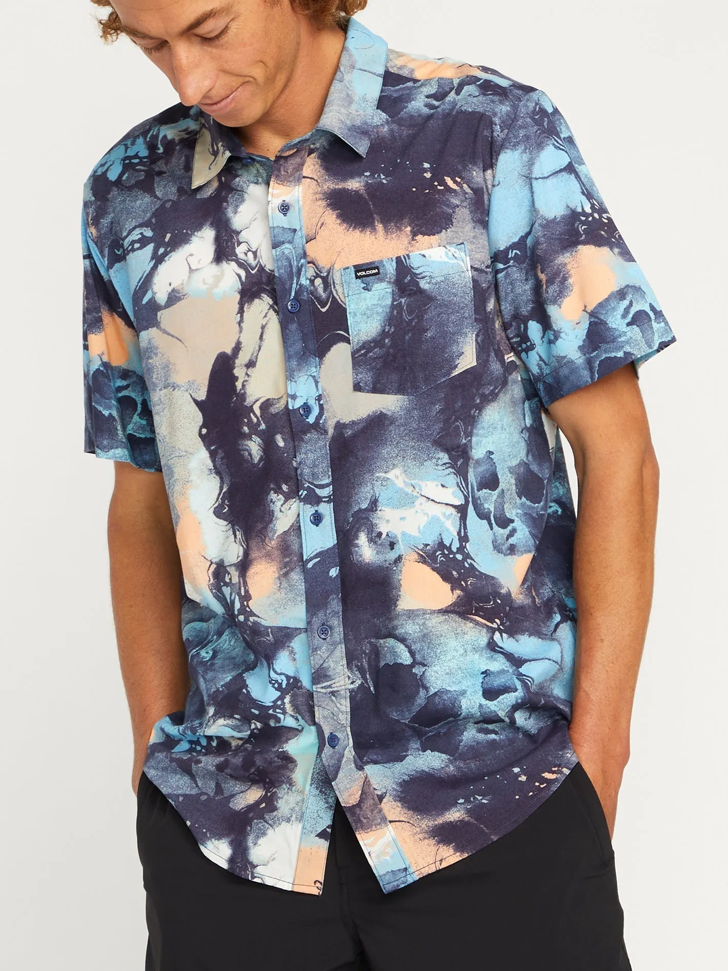 Skulli Print Short Sleeve Shirt