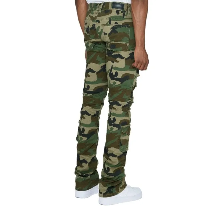 Smoke Rise Stacked Utility Pocket Twill Pants (Wood Camo) JP23539