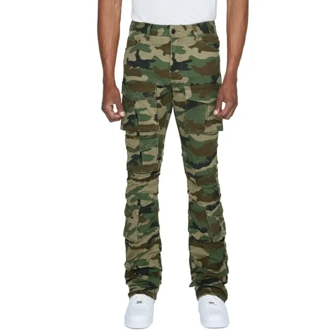 Smoke Rise Stacked Utility Pocket Twill Pants (Wood Camo) JP23539