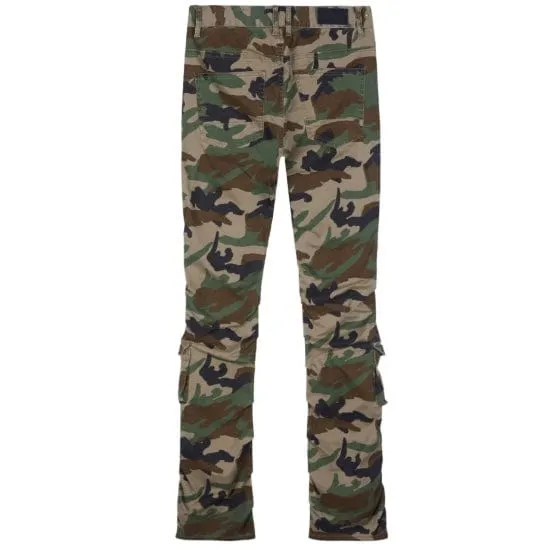 Smoke Rise Stacked Utility Pocket Twill Pants (Wood Camo) JP23539