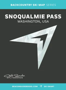 Snoqualmie Pass Topographic Ski Map