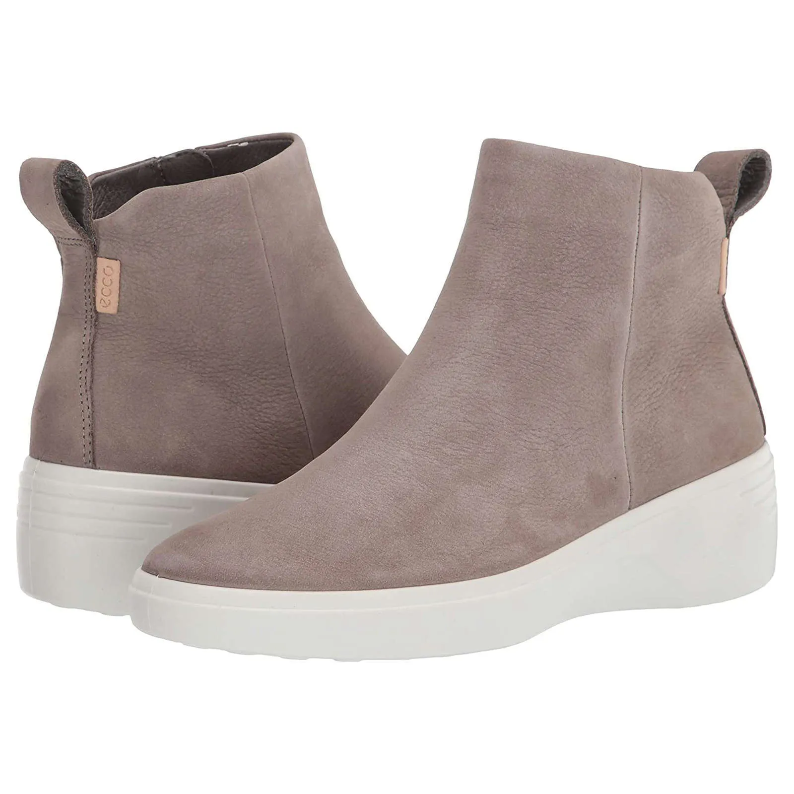 Soft 7 Wedge Leather Women's Zip-Up Ankle Boots