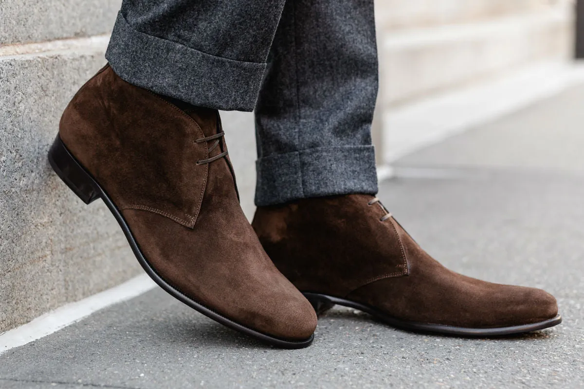 The Newman Chukka Boot - Cafe Suede