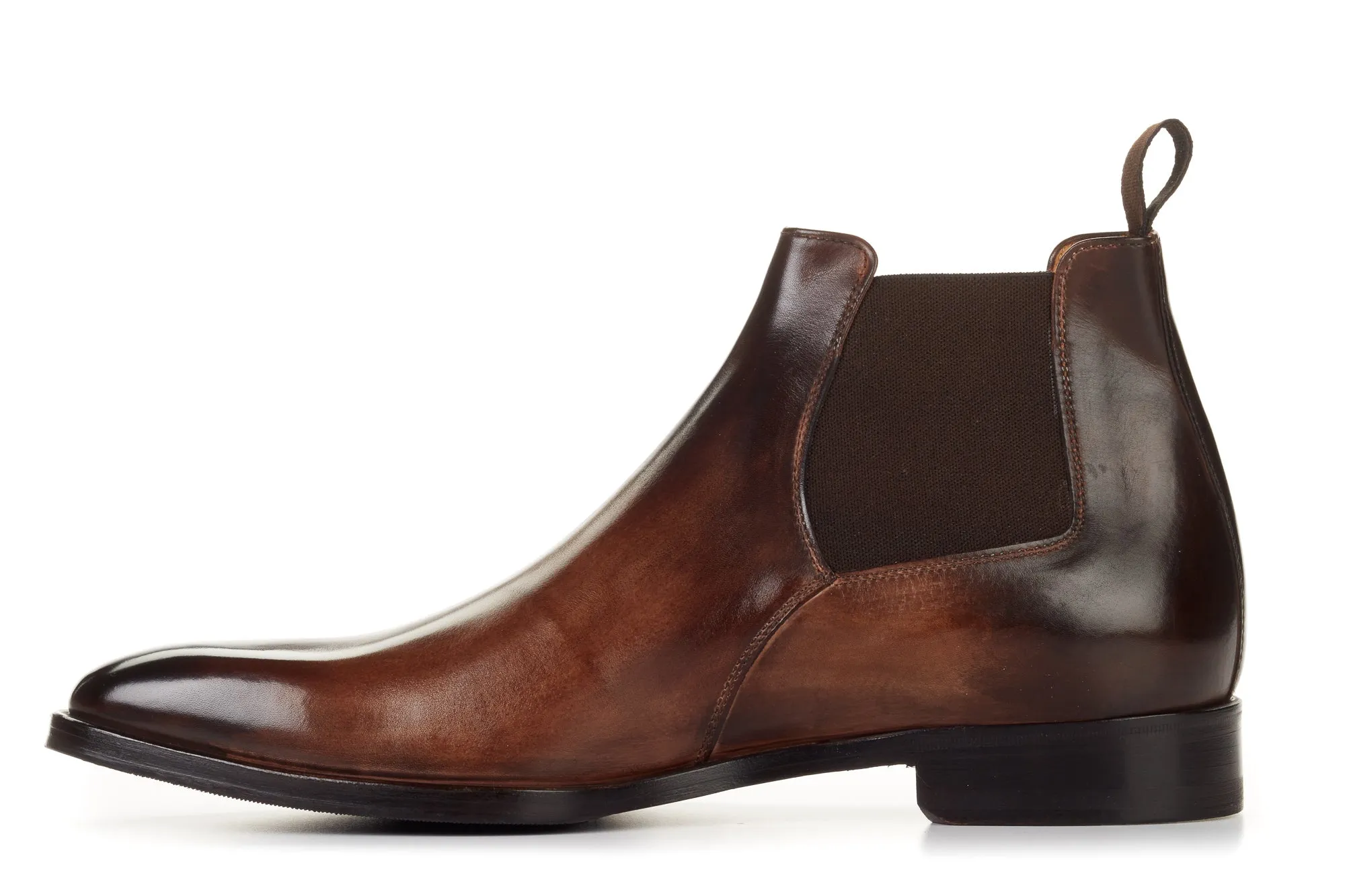 The Wayne Low-Cut Chelsea Boot - Chocolate