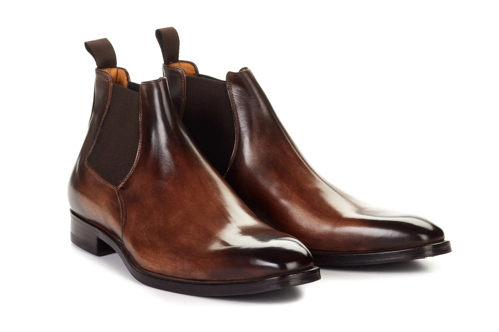 The Wayne Low-Cut Chelsea Boot - Chocolate