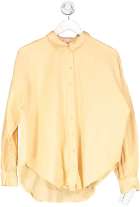 VILA Orange Cotton Shirt UK 8