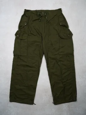 Vintage '88 Adjustable Green Army Windproof Parachute Pants 2.0 (32-38 x  28)