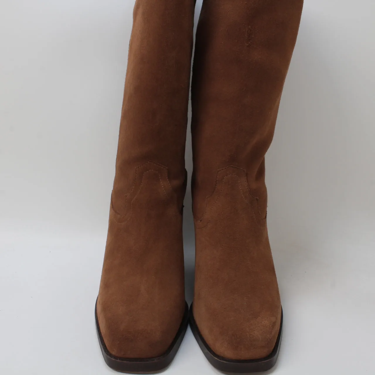 Womens Bronx Classic Western Boots Chestnut