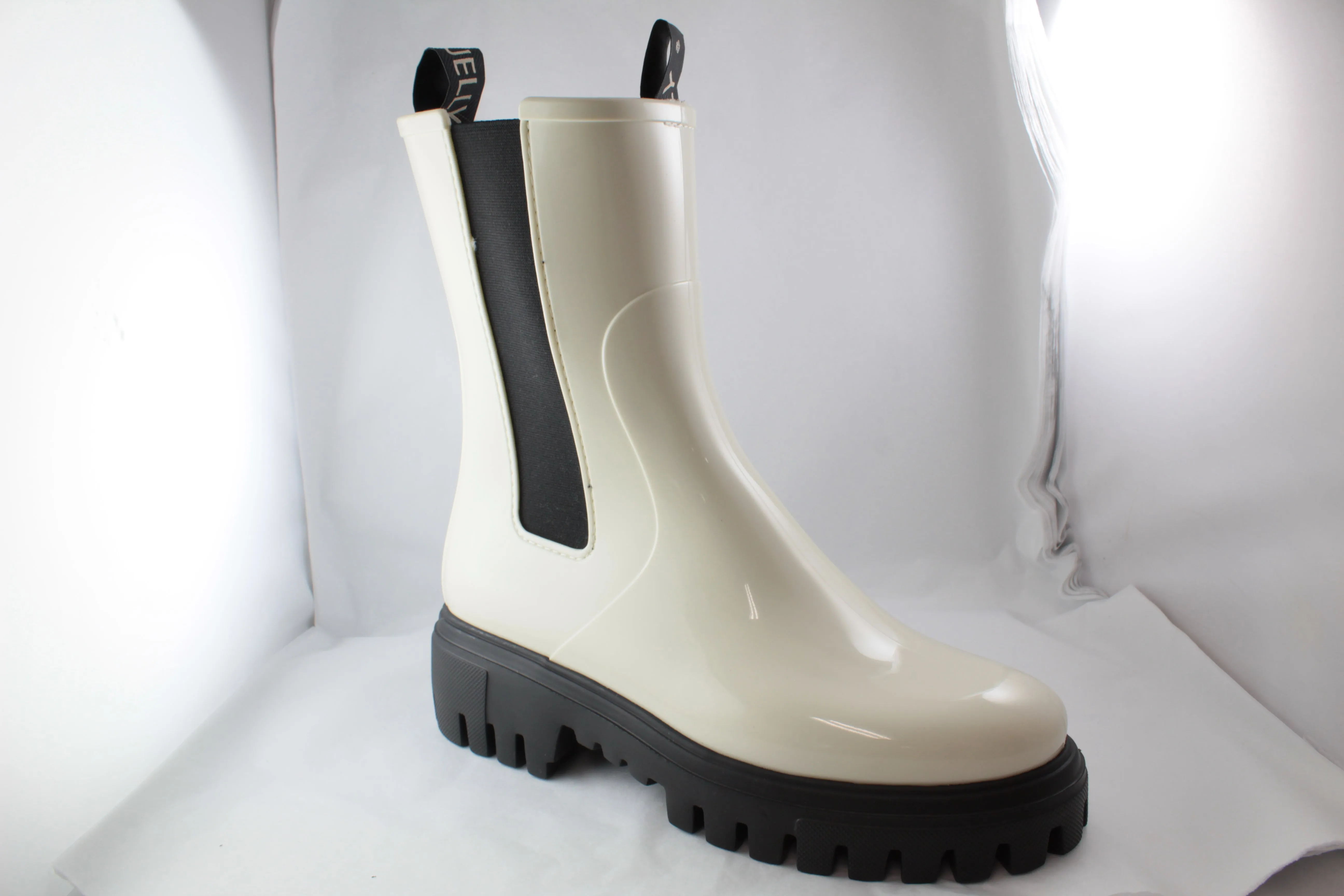 Womens Lemon Jelly City Tall Boots Cotton