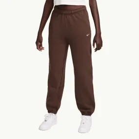 Women's NRG Soloswoosh Fleece Pant - Baroque Brown/White