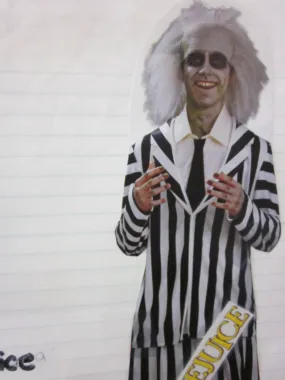 X Large Adult Beetle Juice Costume 5