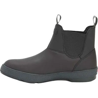 Xtratuf Men's Legacy WP Slip Resist Leather Chelsea Boot -Black- LCM000